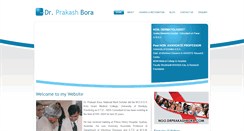 Desktop Screenshot of drprakashbora.com