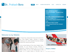 Tablet Screenshot of drprakashbora.com